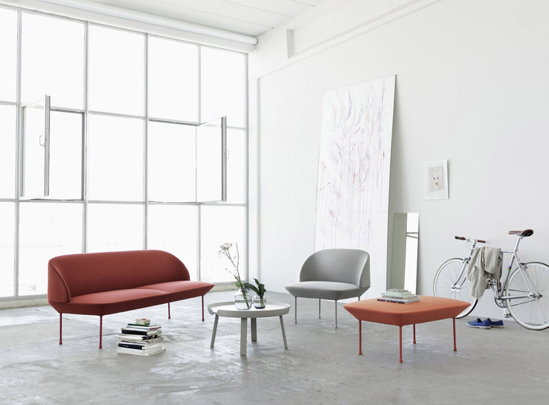 Oslo Sofa - 2 - Seater - Muuto - Sofas - Navy Vidar 554 & Navy Blue Legs - HORNE