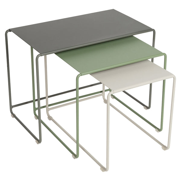 Oulala Nesting Tables - Set of 3 - Fermob - Outdoor Furniture - Highlighted Nature - HORNE