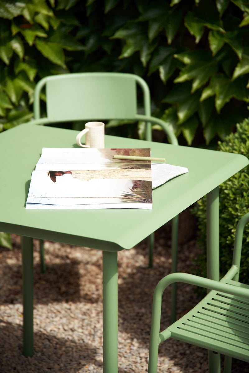 Outdoor Patio Café Table - Tolix - Outdoor Furniture - Dark Grey - HORNE