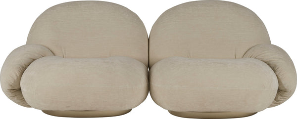 Pacha 2 - Seater Sofa w/ Armrests - Gubi - Sofas - Black Matte - Gabriel Tempt - 60152 - HORNE