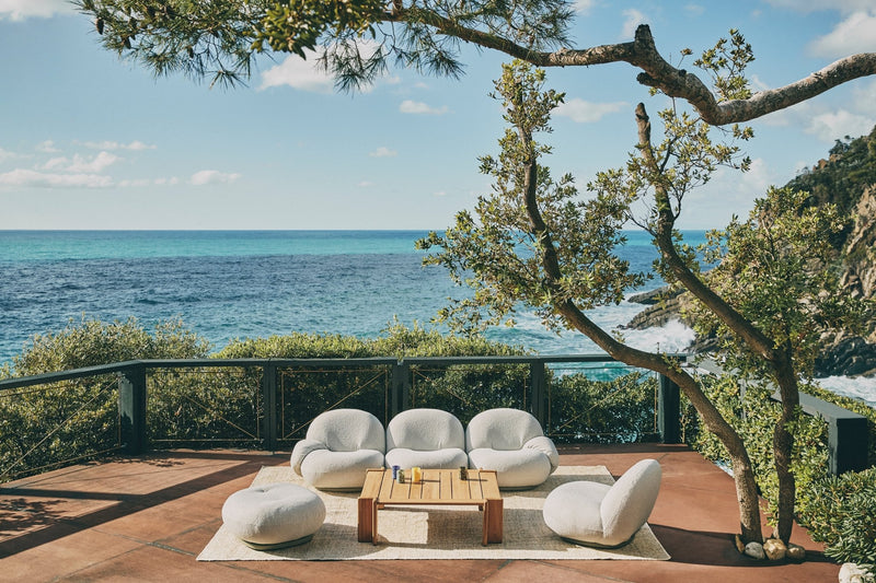 Pacha Outdoor Ottoman - Gubi - Chairs - Limonta Lorkey 40 - HORNE