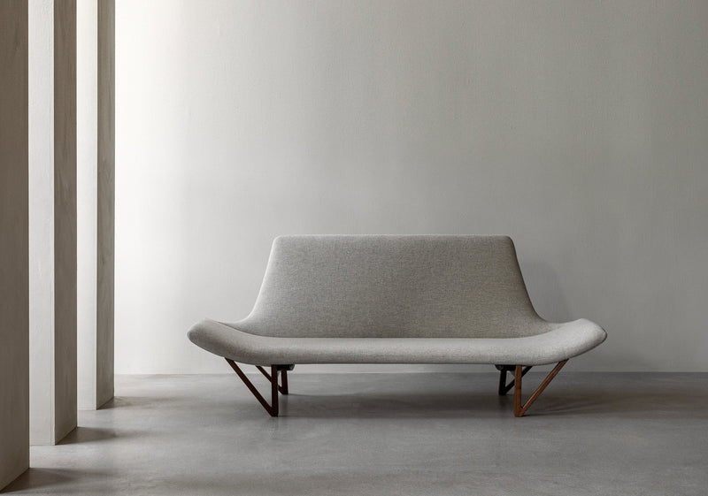 Pagode Sofa - Audo Copenhagen Sofas - Natural Oak - Hallingdal 65 Fabric - 0200 - HORNE