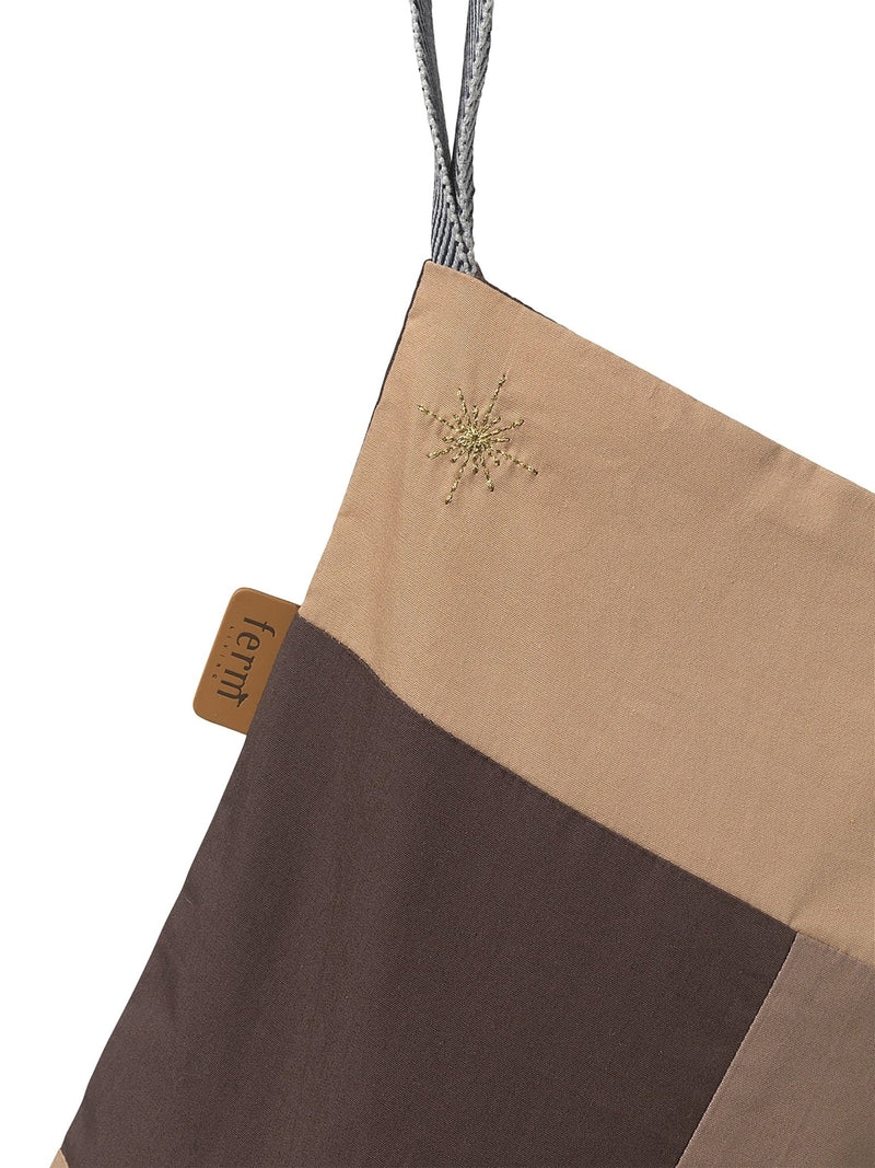 Patchwork Christmas Stocking - Ferm Living - Art + Objects - Multi - HORNE