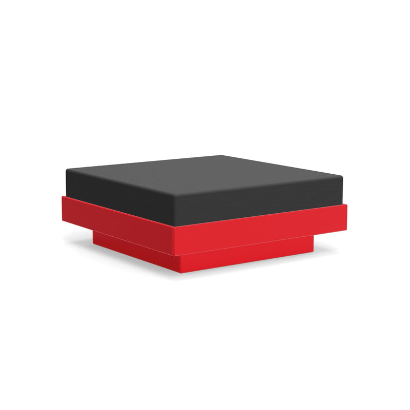 Platform One Ottoman - Loll Designs - Stools + Benches + Ottomans - Black - Charcoal - HORNE