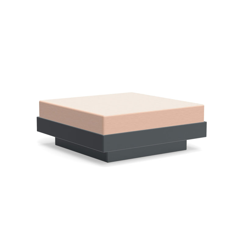 Platform One Ottoman - Loll Designs - Stools + Benches + Ottomans - Black - Charcoal - HORNE