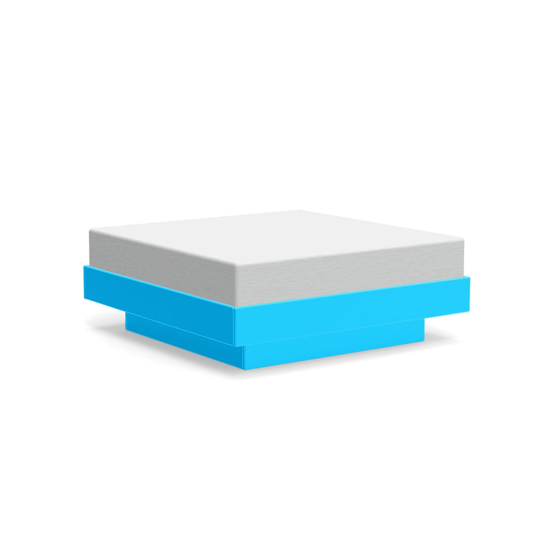 Platform One Ottoman - Loll Designs - Stools + Benches + Ottomans - Black - Charcoal - HORNE