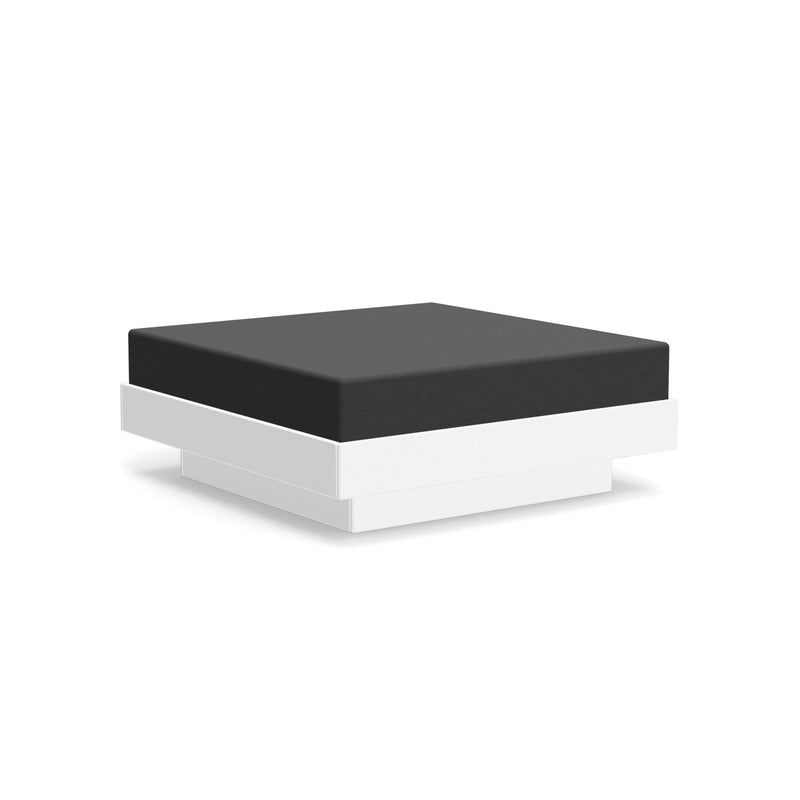 Platform One Ottoman - Loll Designs - Stools + Benches + Ottomans - Black - Charcoal - HORNE