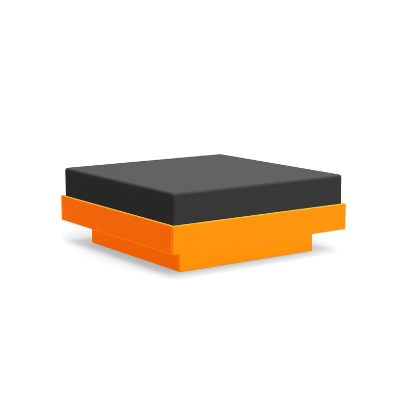 Platform One Ottoman - Loll Designs - Stools + Benches + Ottomans - Black - Charcoal - HORNE