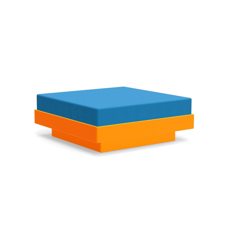 Platform One Ottoman - Loll Designs - Stools + Benches + Ottomans - Black - Charcoal - HORNE