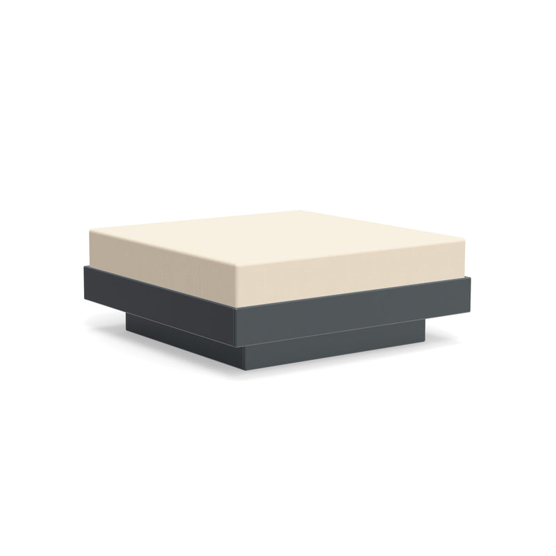 Platform One Ottoman - Loll Designs - Stools + Benches + Ottomans - Black - Charcoal - HORNE