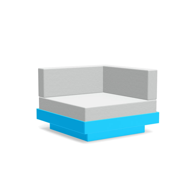 Platform One Sectional Corner - Loll Designs - Outdoor Furniture - Black - Charcoal - HORNE