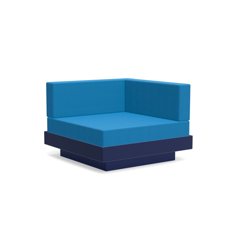 Platform One Sectional Corner - Loll Designs - Outdoor Furniture - Black - Charcoal - HORNE