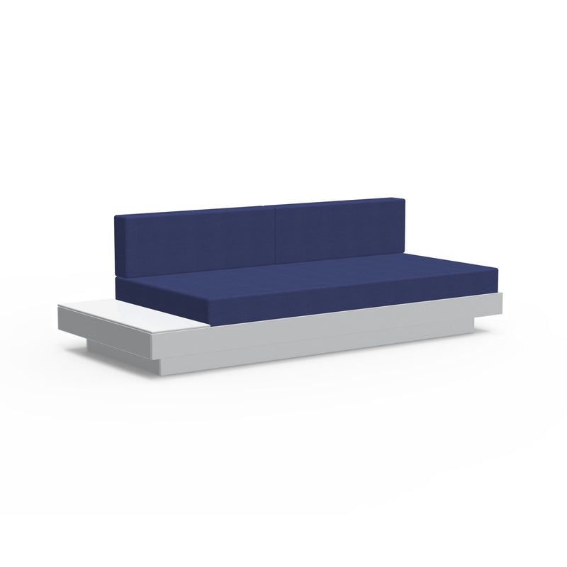Platform One Sectional Sofa with Left/Right Table - Loll Designs - Outdoor Furniture - Black - Charcoal - HORNE