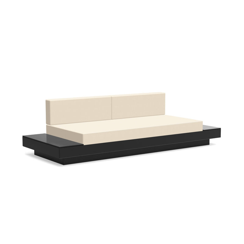 Platform One Sofa With Tables - Loll Designs - Outdoor Furniture - Black - Charcoal - HORNE