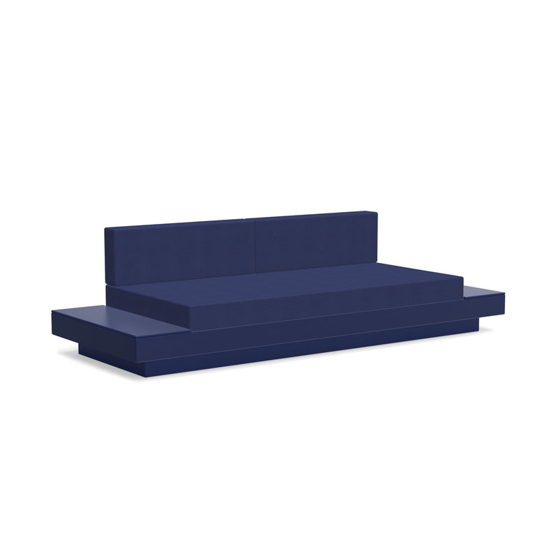 Platform One Sofa With Tables - Loll Designs - Outdoor Furniture - Black - Charcoal - HORNE