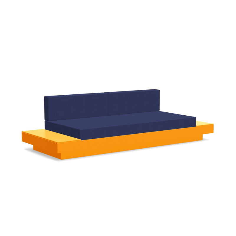 Platform One Sofa With Tables - Loll Designs - Outdoor Furniture - Black - Charcoal - HORNE