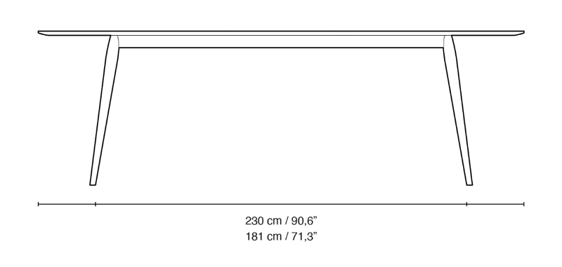 PLAYdinner Lamé Dining Table - Bruunmunch - Tables - 70.9
