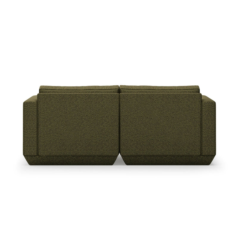 Podium Sofa: 2 - Seater - Gus* Modern - Sofas - Bayview Silver - HORNE