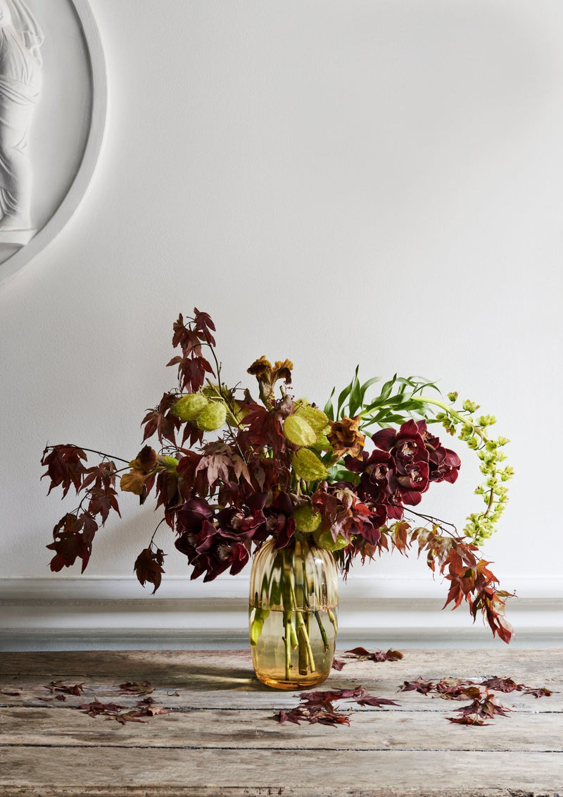 Primula Vase - Amber - Holmegaard - Vases - HORNE