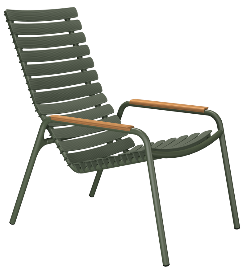 ReCLIPS Outdoor Lounge Chair - HOUE - Outdoor Furniture - Sky Blue - Bamboo - HORNE