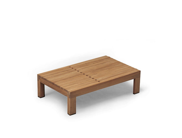 HORNE Riviera Folding Teak Sunbed Lounger