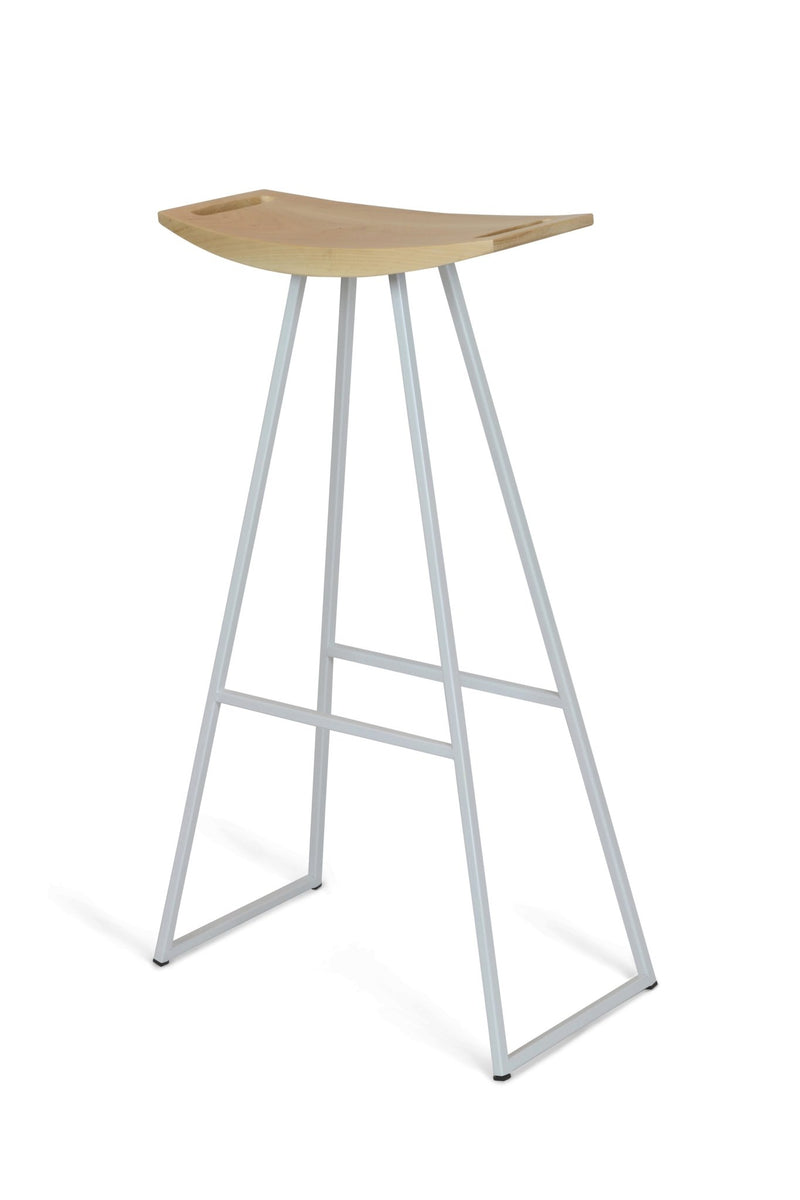 Roberts Bar Stool - Tronk - Stools + Benches + Ottomans - Walnut - Green - HORNE