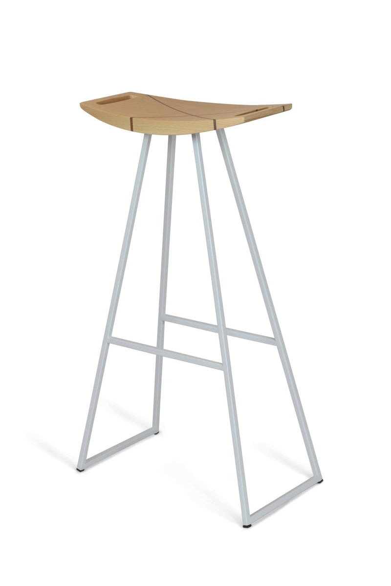 Roberts Bar Stool - Tronk - Stools + Benches + Ottomans - Walnut - Green - HORNE