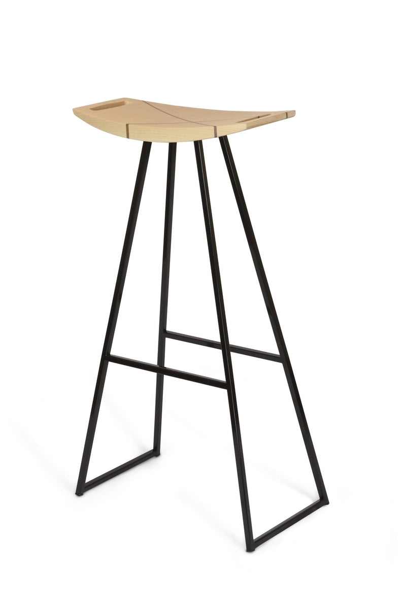 Roberts Bar Stool - Tronk - Stools + Benches + Ottomans - Walnut - Green - HORNE