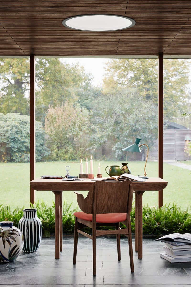 Rúna Office Desk - Warm Nordic - Desks - Oiled Walnut - HORNE