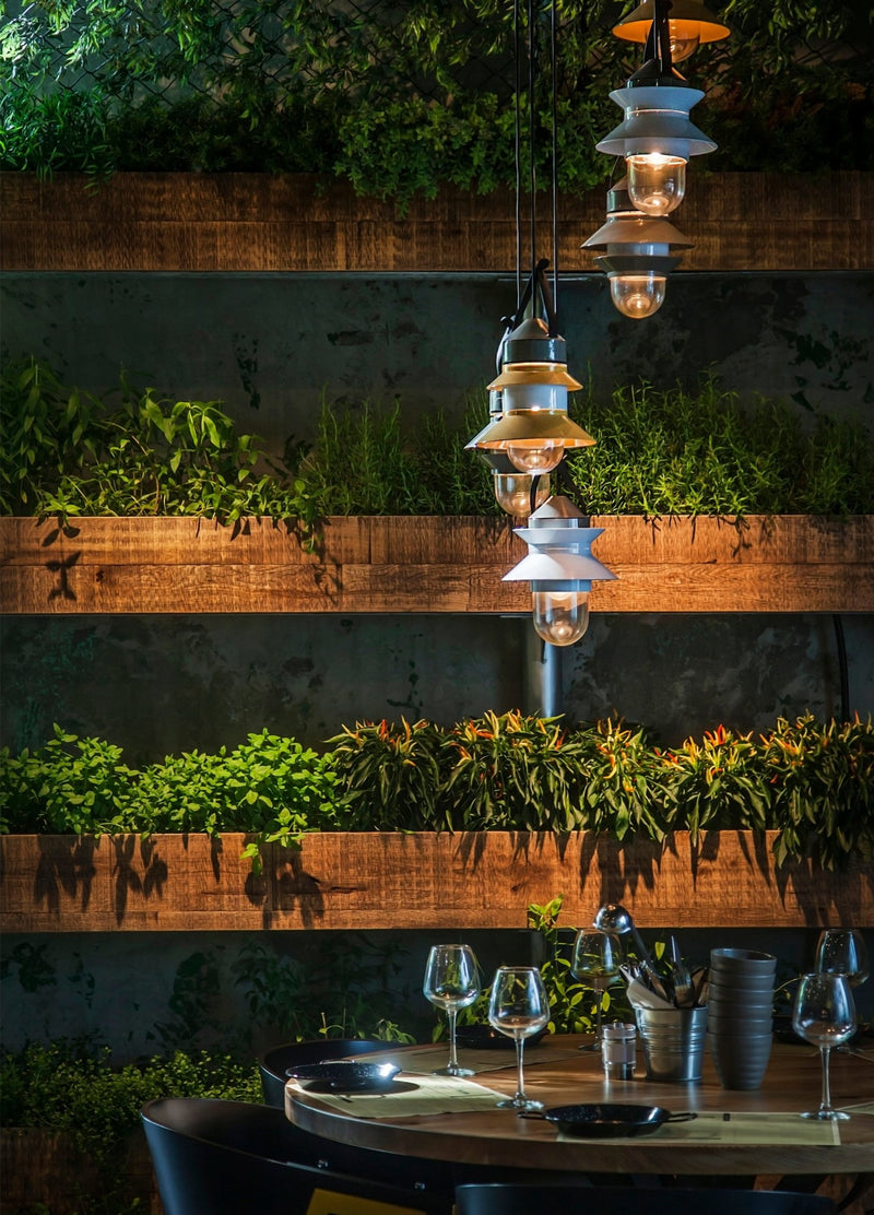 Santorini Outdoor Fixed Stem Wall Light