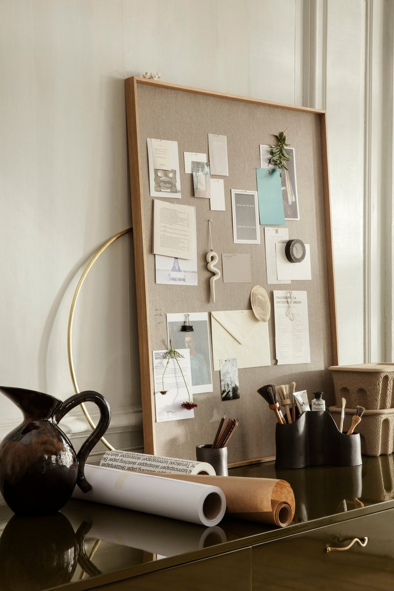 Scenery Pinboard - Ferm Living - Office Accessories - Narrow - Black Ash - HORNE
