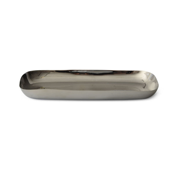 Sculpt Large Platter in Stainless Steel - Tina Frey - Serveware - HORNE