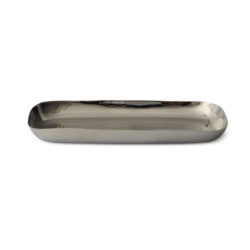 Sculpt Large Platter in Stainless Steel - Tina Frey - Serveware - HORNE