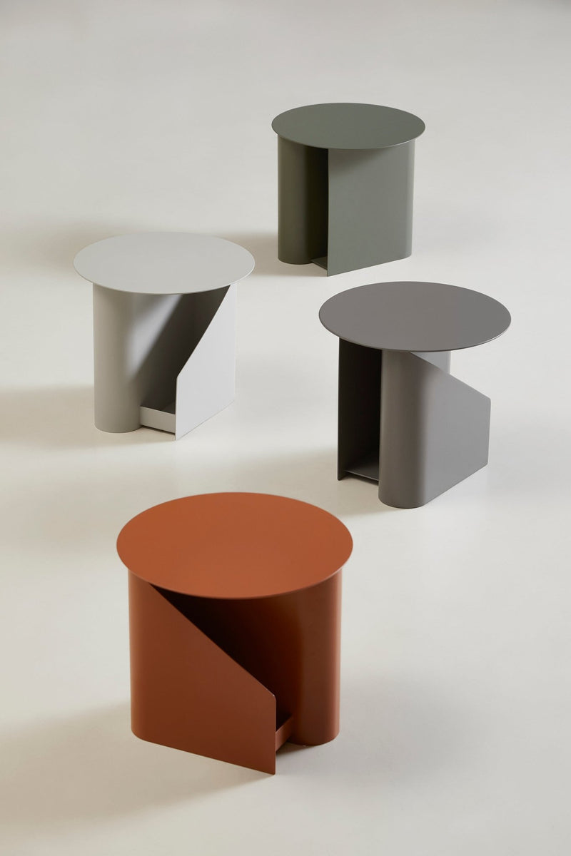 Sentrum Side Table - Woud - Outdoor Furniture - Burnt Orange - HORNE