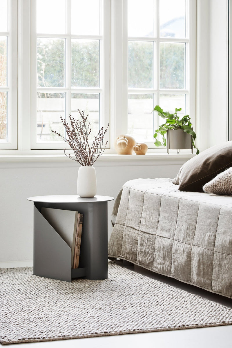 Sentrum Side Table - Woud - Outdoor Furniture - Burnt Orange - HORNE