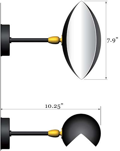 Serge Mouille Eye Wall Sconce