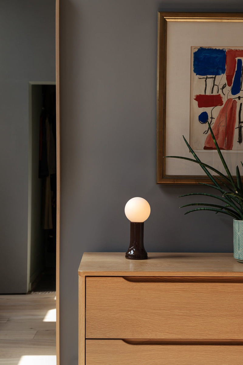 Shore Table Lamp - Tala - Amber Brown - HORNE