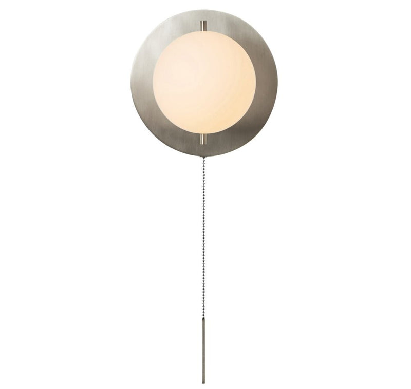Signal Sconce - Workstead - Wall Sconces - Hewn Brass - With Pull Chain - HORNE