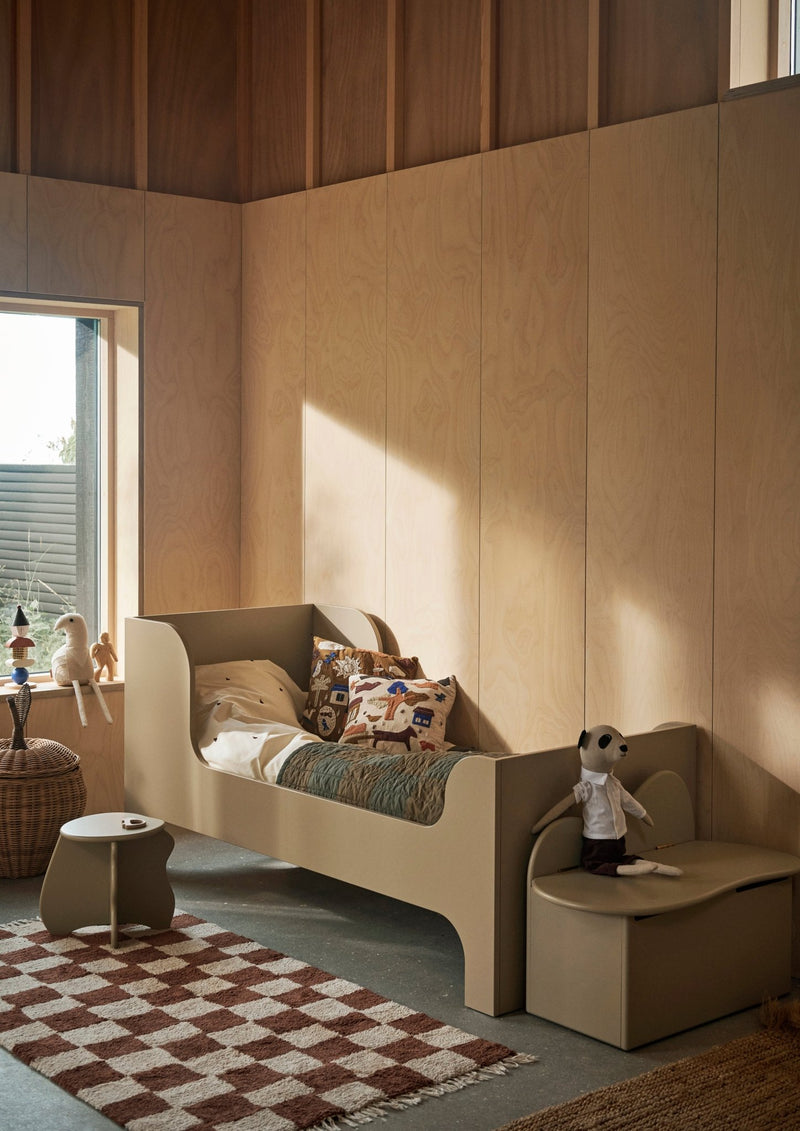 Slope Storage Bench - Ferm Living - Shelving - Cashmere - HORNE