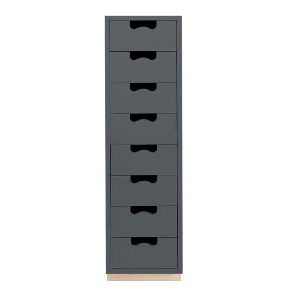 Snow Drawer J8 - Asplund Drawers - Natural Oak P1 - 05 Light Grey - HORNE