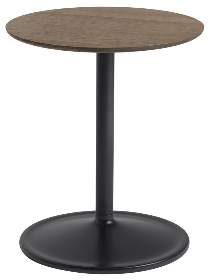 Soft Side Table - Round - Muuto - Bedside Tables - Size 1 - Black Nanolaminate/Black - HORNE