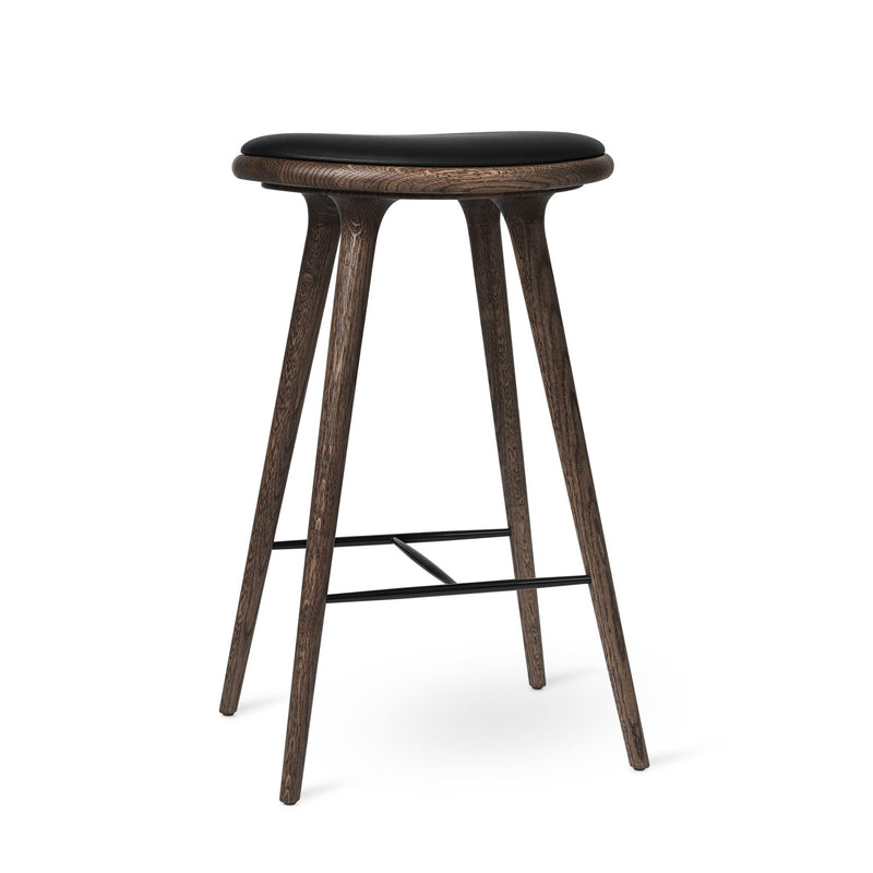 Space Stools - Dark Stain Oak - Mater - Stools + Benches + Ottomans - Bar Stool: 29