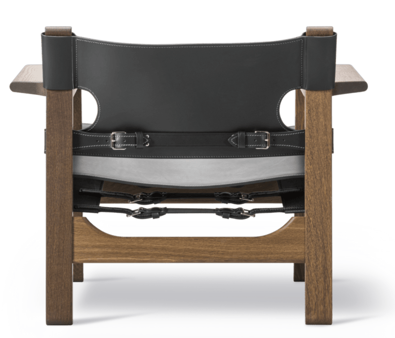 Spanish Chair - Fredericia - Chairs - Natural Saddle Leather/Soaped Oak - HORNE