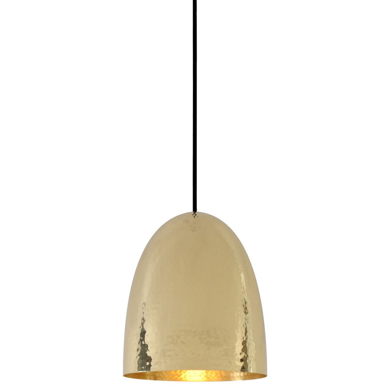 Stanley 2 Brass Pendant - Hammered Finish - Original BTC - Pendants - HORNE
