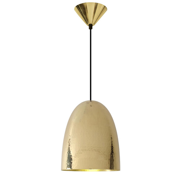 Stanley 3 Brass Pendant - Hammered Finish - Original BTC - Pendants - HORNE