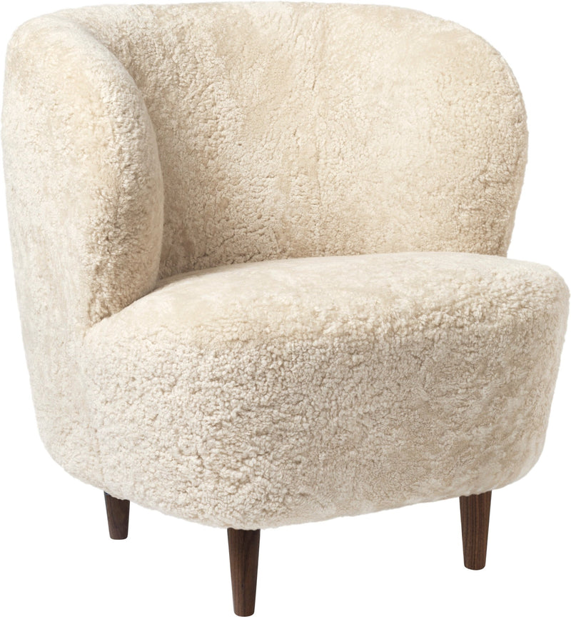 Stay Lounge Chair - Small, Wooden Legs - Gubi - Chairs - American Walnut - Gabriel Tempt - 60152 - HORNE