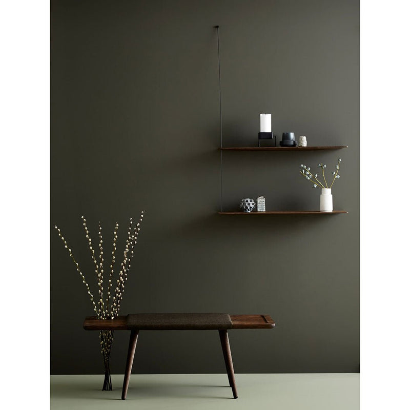Stedge Shelf - Woud - Shelving - 31 Inches - White Oak - HORNE