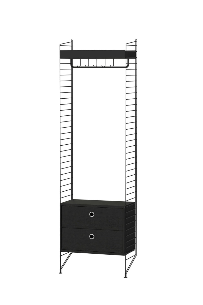 String Hallway Shelving - Unit M - String Furniture - Shelving - White - HORNE