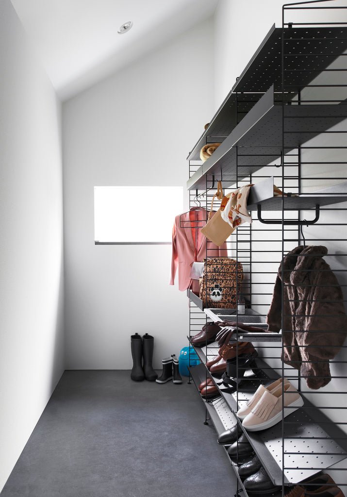 String Hallway Shelving - Unit R - String Furniture - Shelving - White - HORNE