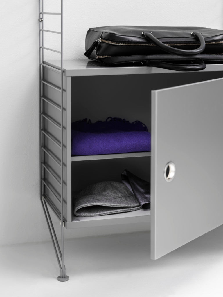 String Hallway Shelving - Unit S - String Furniture - Shelving - White - HORNE